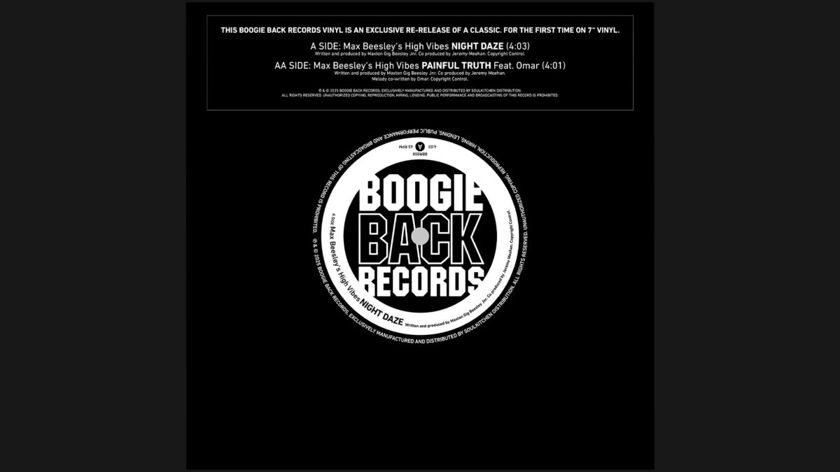 SOUNDBITE BOOGIE BACK RECORDS BBR008 PIC